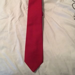 Red neck tie