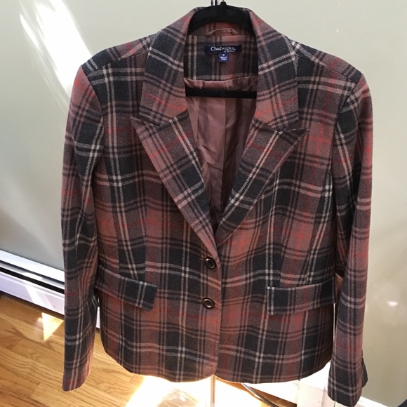 Chadwick's classic wool blazer size 18