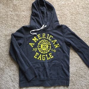 Women's charcoal gray American Eagle hoodie