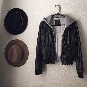 Obey Leather Jacket