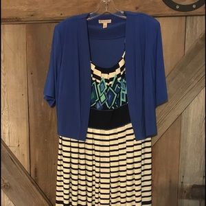 Dressbarn Womens 2 piece dress size 16