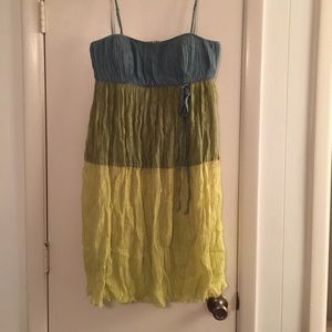 Chiffon pleated dress