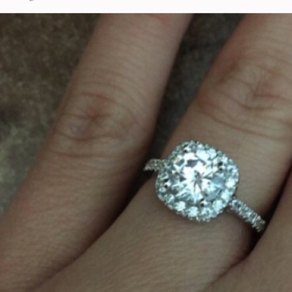 Petite Simulated Diamond Ring 7 - Picture 4 of 4