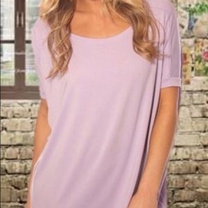 Lavender Piko Top