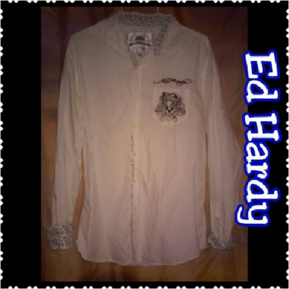 Ed Hardy Mens button down - Picture 1 of 2