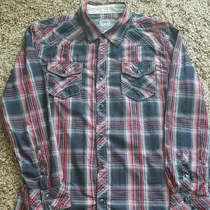 BKE mens button up shirt