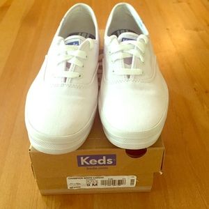 Keds "Champion" white canvas sneakers