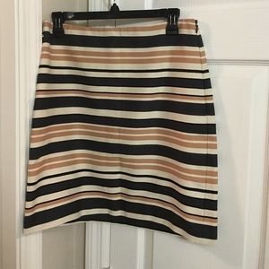 Loft striped skirt