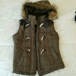 Vanity faux winter vest.