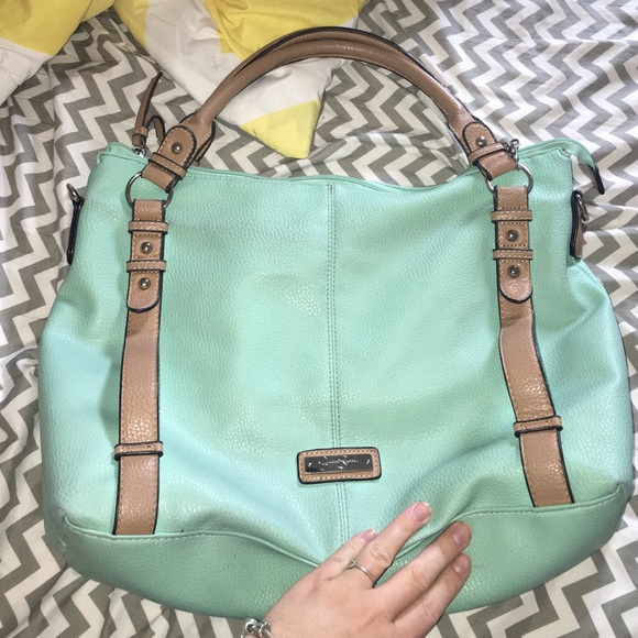 Jessica Simpson Tiffany/ mint blue purse