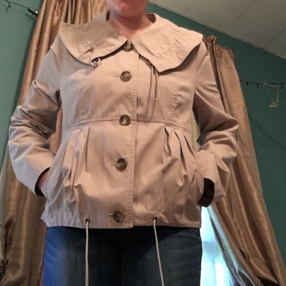 Loft short trench coat