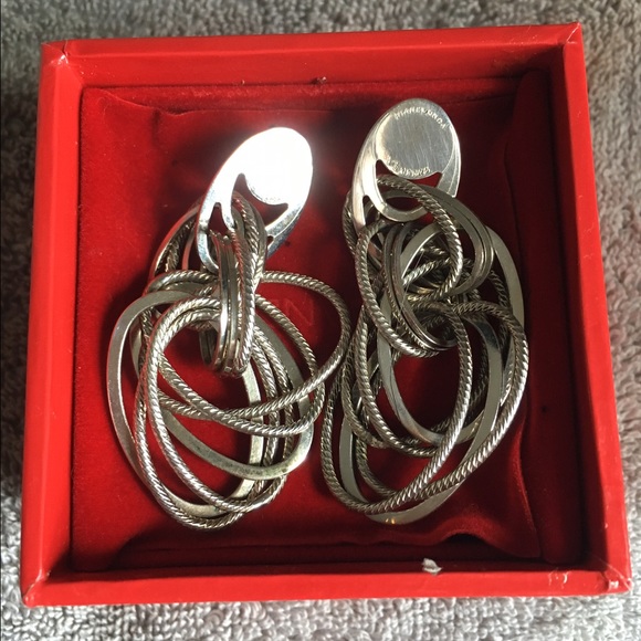 Pianegonda silver dangle earrings