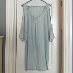 Chambray blue dress
