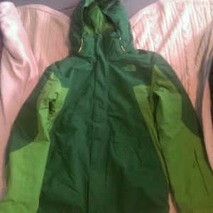 The Northface waterproof ski snow jacket