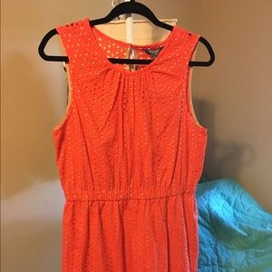 Ruffle Eyelet dress size 12