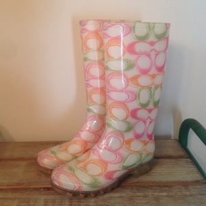 Coach rain boots