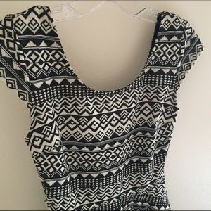 Black and White Dress Size S