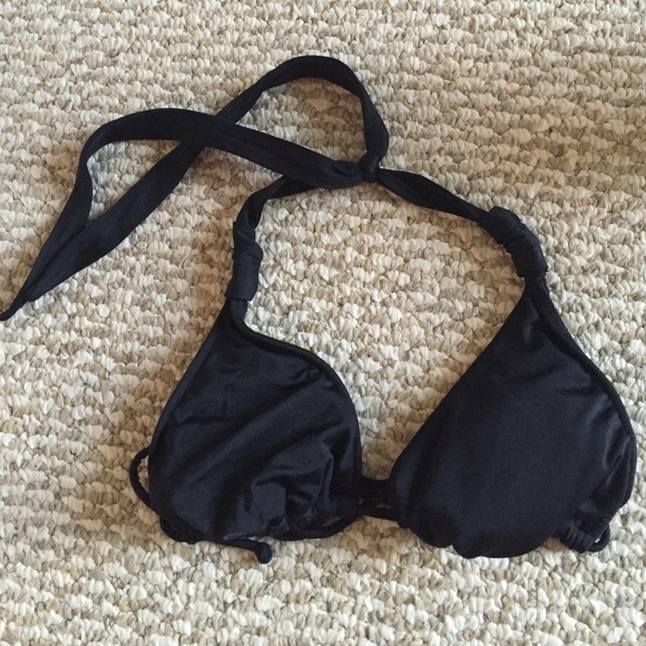 Black simple bikini top