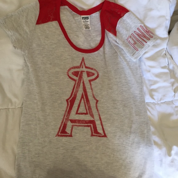 Victoria's Secret MLB PINK line Angels shirt