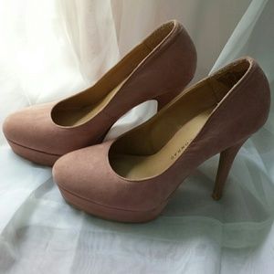 LC Lauren Conrad Platform Heels in Mauve 7