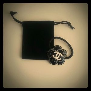 Chanel Hair Tie Black