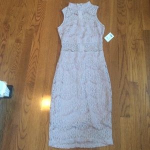 Nude colored lace dress, never been worn.