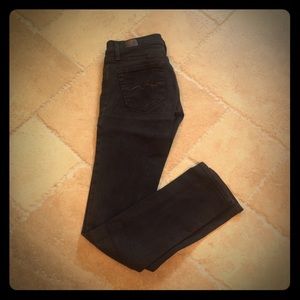 Chocolate brown skinny jeans