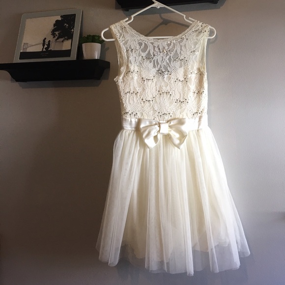 Ivory Lace Dress