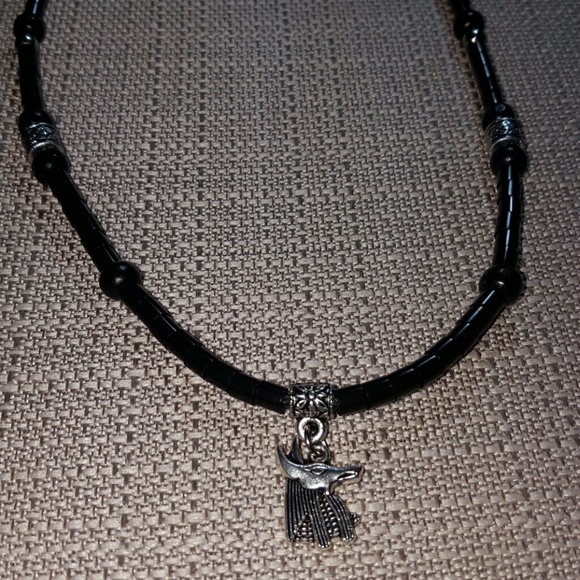 Ancient Egyptian Anubis charm necklace - Picture 2 of 4