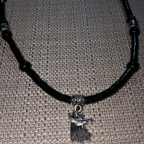 Ancient Egyptian Anubis charm necklace - Picture 3 of 4