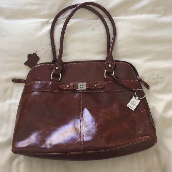 Italian Brown Leather Purse