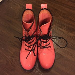 Womens Pink Rain Boots