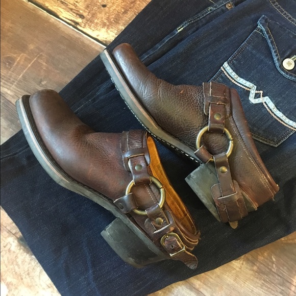 Frye Shoes - Frye Carson harness mule