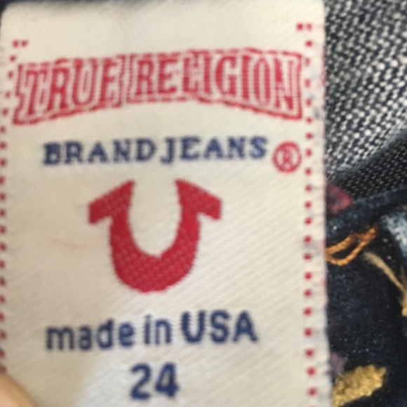 Authentic True Religion Boot Cut Jeans size 24 - Picture 3 of 4