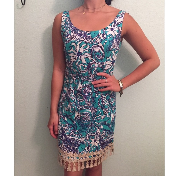 SALE✨ Lilly Pulitzer Eaton Shift Dress W/ Tassel