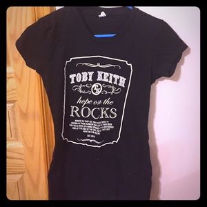 New! Toby Keith Women's "Hope On The Rocks" Tee