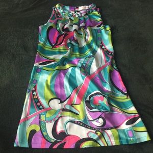 Satin Dress, knee length, worn once in a party.