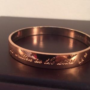 Kate Spade authentic bracelet. Deep rose gold tone