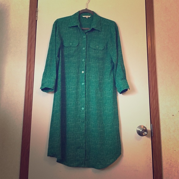 Green Dress by Cabi