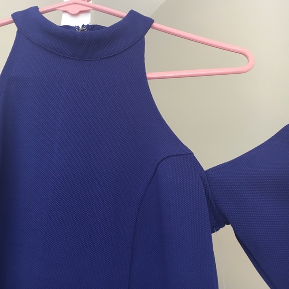 Blue off the shoulder dress never worn! - Picture 2 of 4