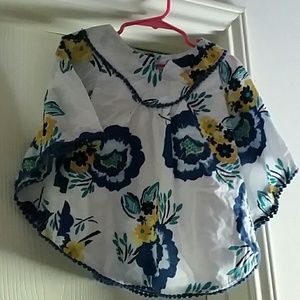 Toddler girl Pancho blouse