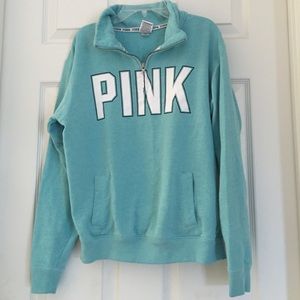 Pink half zip