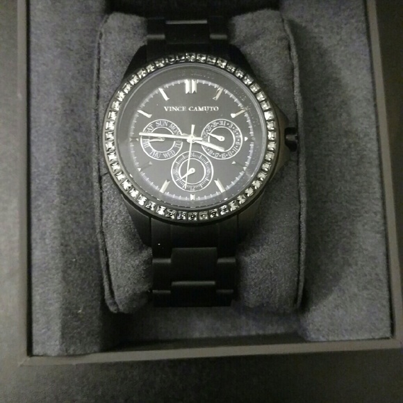 Vince Camuto watch matte black