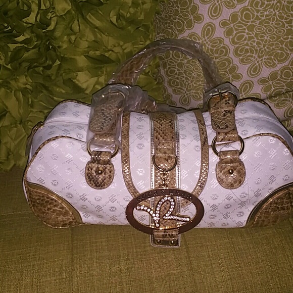 White and Gold Bag