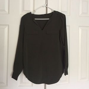 Dark green blouse from Tart