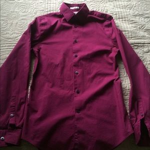 Mens Express Fitted Dress Shirt