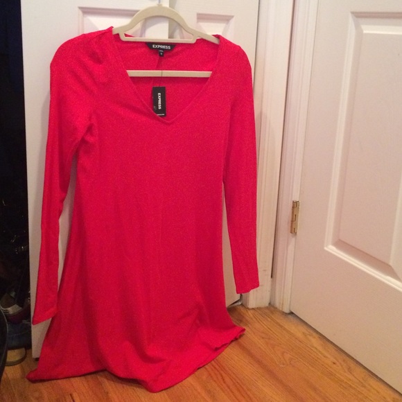 red Express dress