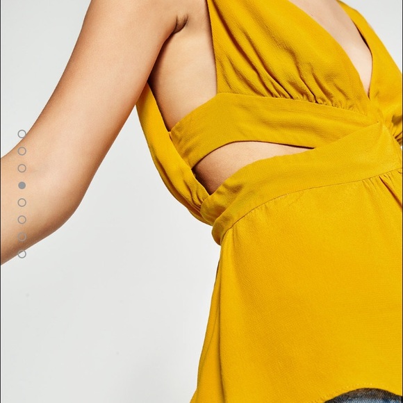 Yellow Zara top - Picture 2 of 4