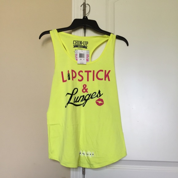 Work out tank top. Lipstick and Lunges medium