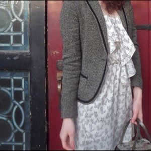 Fox Print Modcloth Dress Size M